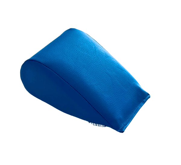 Blue OUTLET postural teardrop wedge (14 x 20 x 9 cm) - WHILE STOCKS LAST